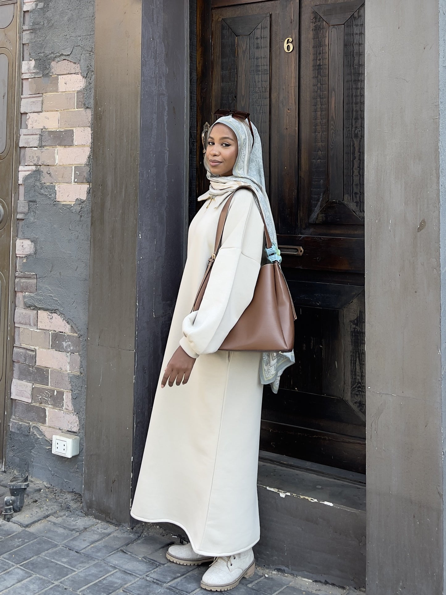 Hoodie dress(zipper)