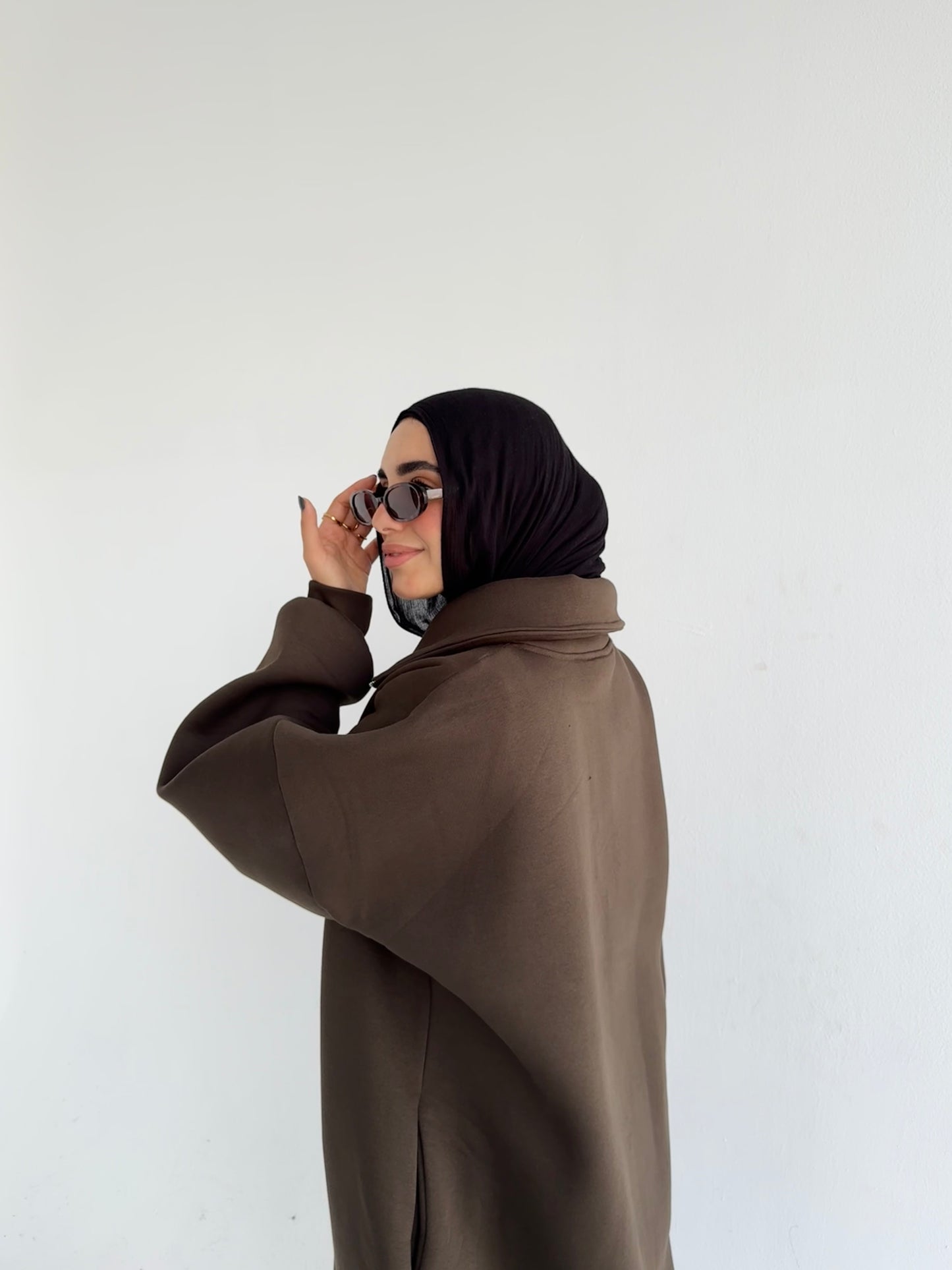 Hoodie dress(zipper)